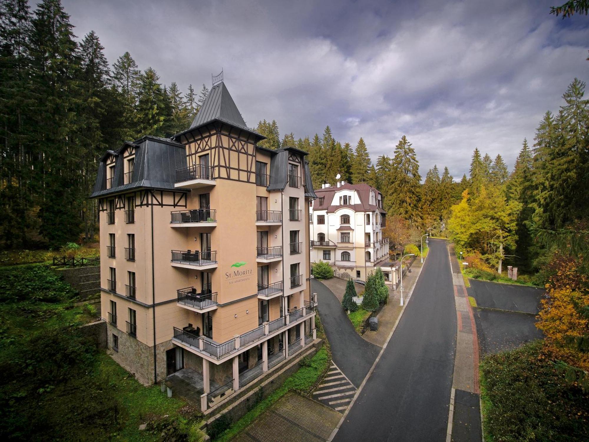 Spa Apartments St. Moritz Mariańskie Łaźnie Zewnętrze zdjęcie